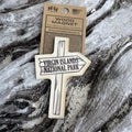 Wood Sign Post Wood Magnet