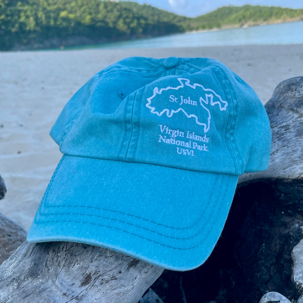 STJ Map Embroidered Caps