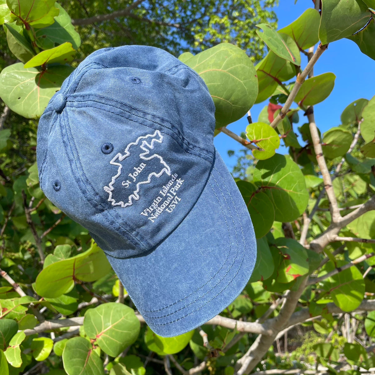 STJ Map Embroidered Caps