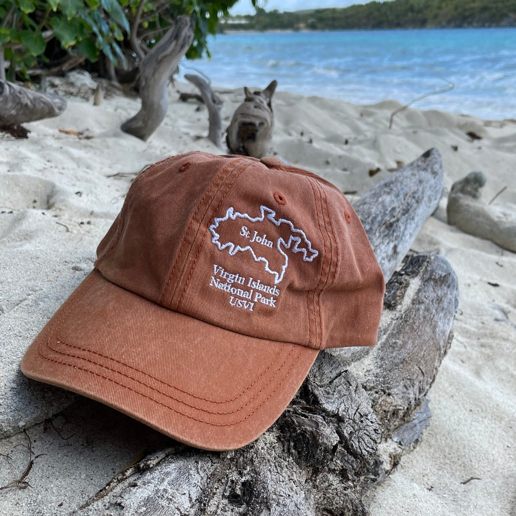 STJ Map Embroidered Caps