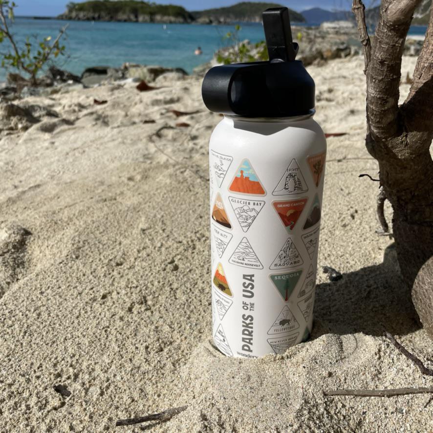Parks Of The USA 32oz Bucket List Water Bottle