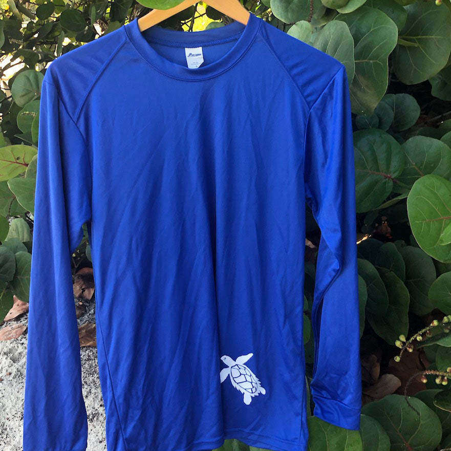 Blue Sea Turtle Rashguard