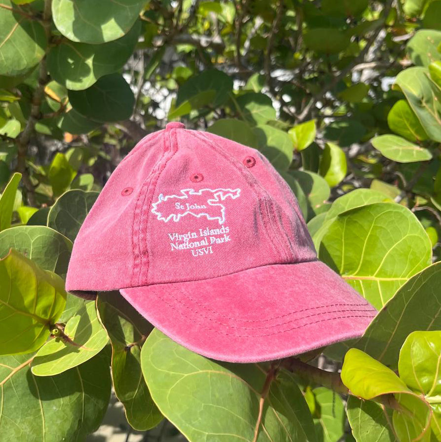 STJ Map Embroidered Caps