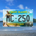 MC Motorcycle License Plate