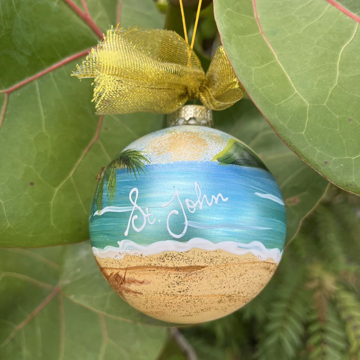 Hand Painted Glass Ornaments