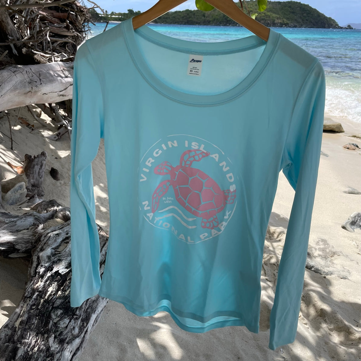 Sea Turtle Park Womens Rashguard